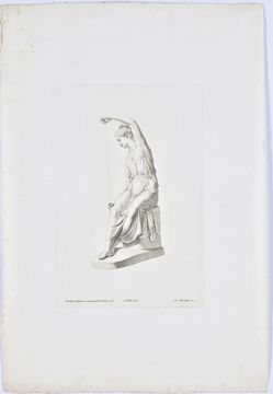 Domenico Marchetti (Stecher), Podio, Ignazio (Zeichner), Schadow, Rudolph (Bildhauer): Die Spinnerin, 1816, GK II (10) 1847.